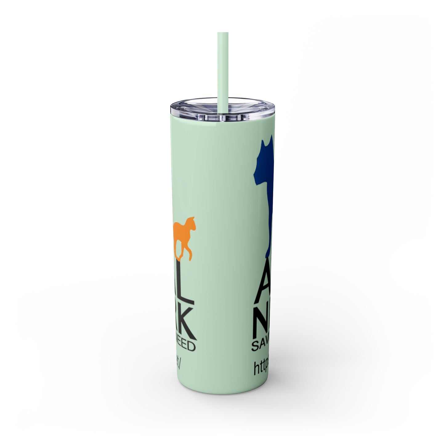 Skinny Tumbler with Straw, 20oz