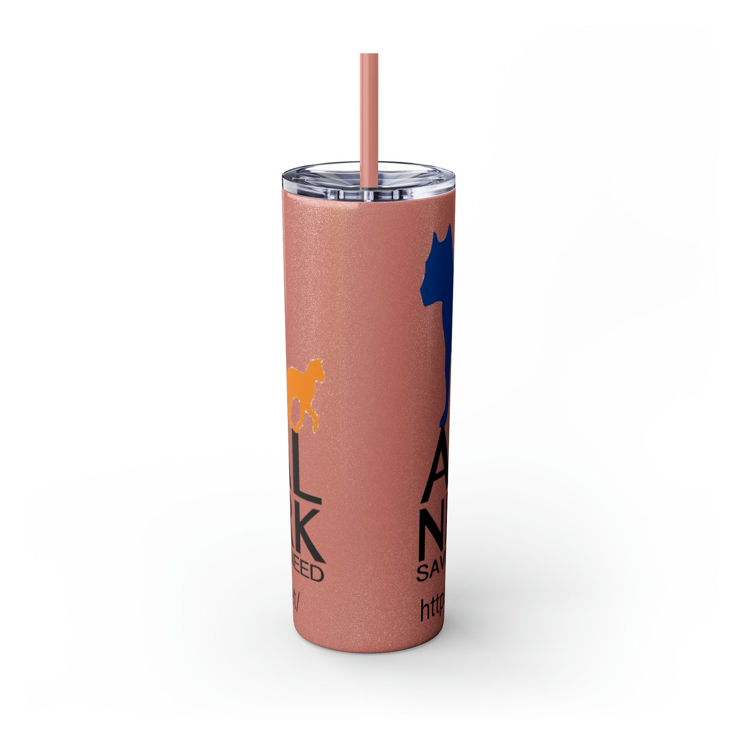 Skinny Tumbler with Straw, 20oz