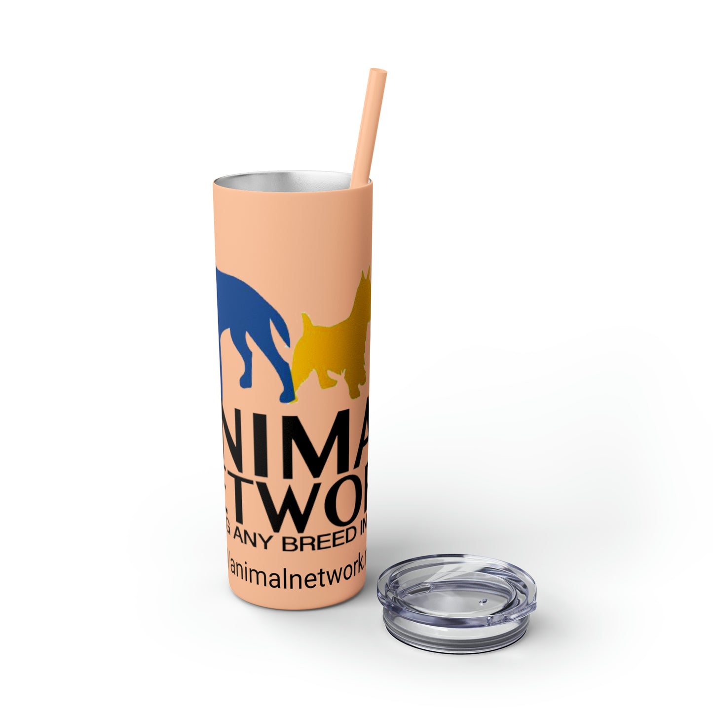 Skinny Tumbler with Straw, 20oz