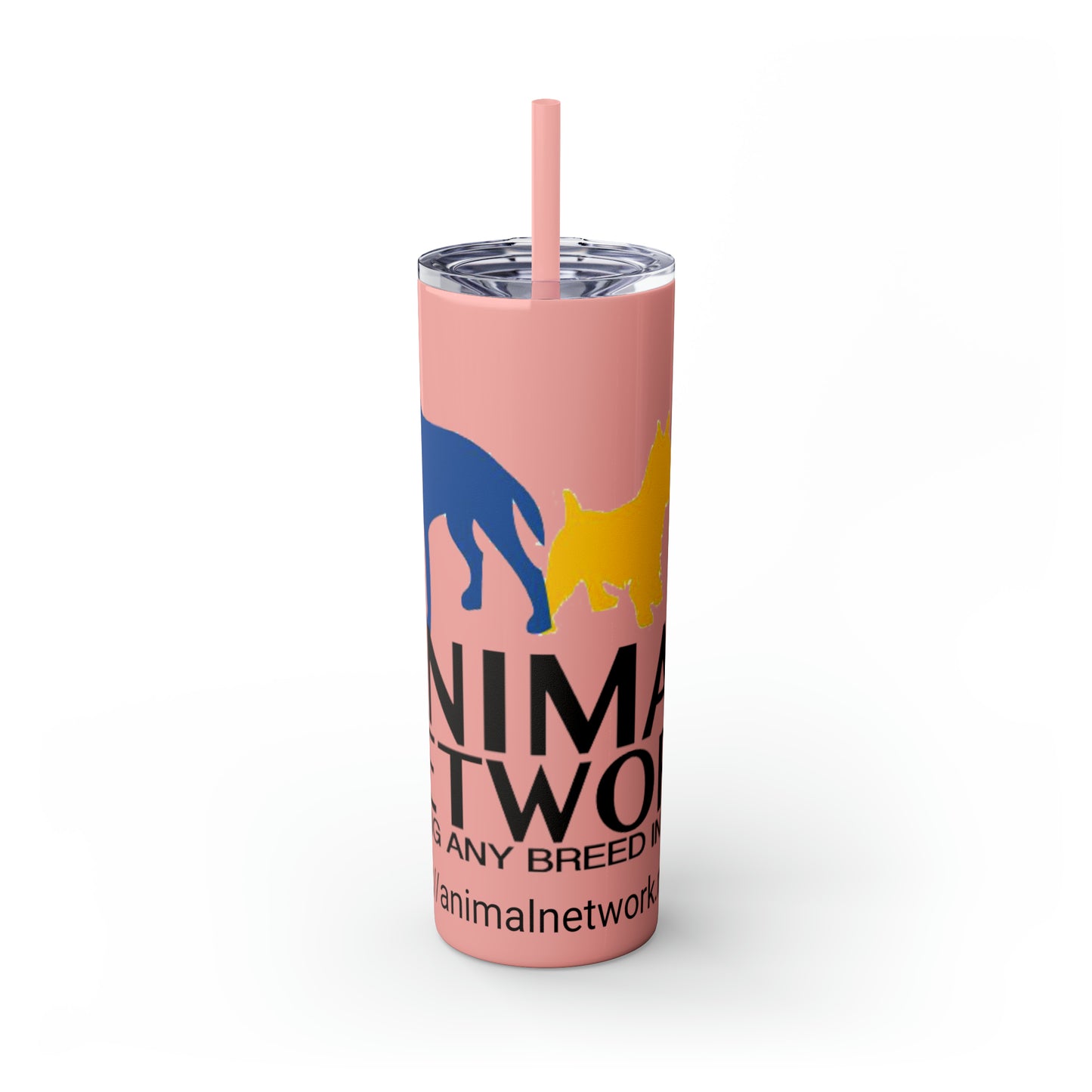 Skinny Tumbler with Straw, 20oz