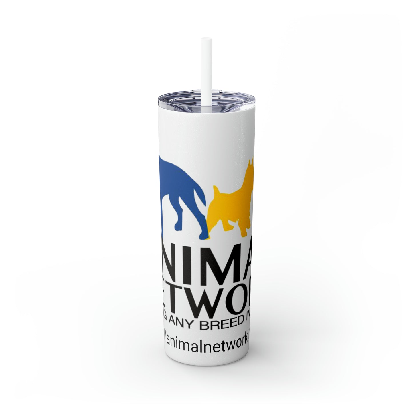 Skinny Tumbler with Straw, 20oz