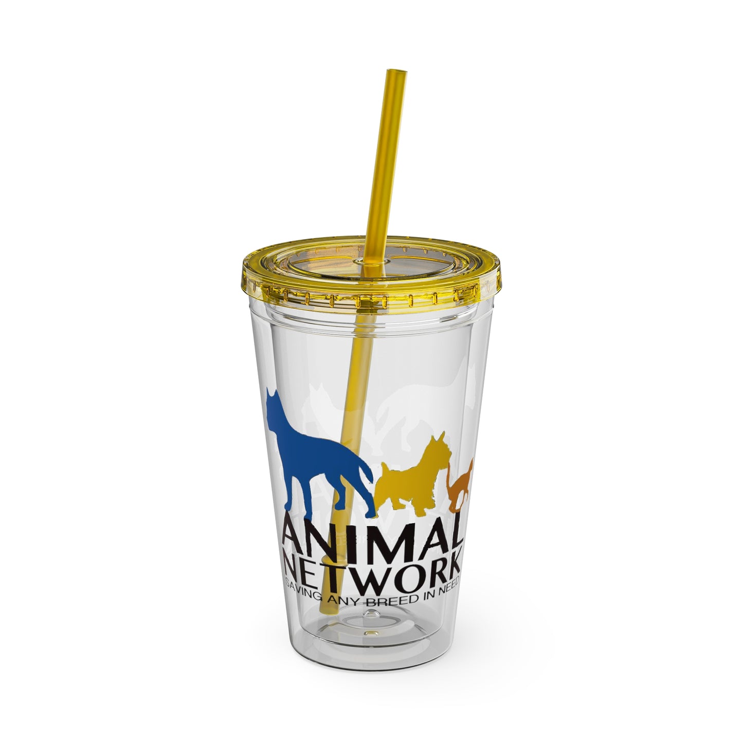 Sunsplash Tumbler with Straw, 16oz