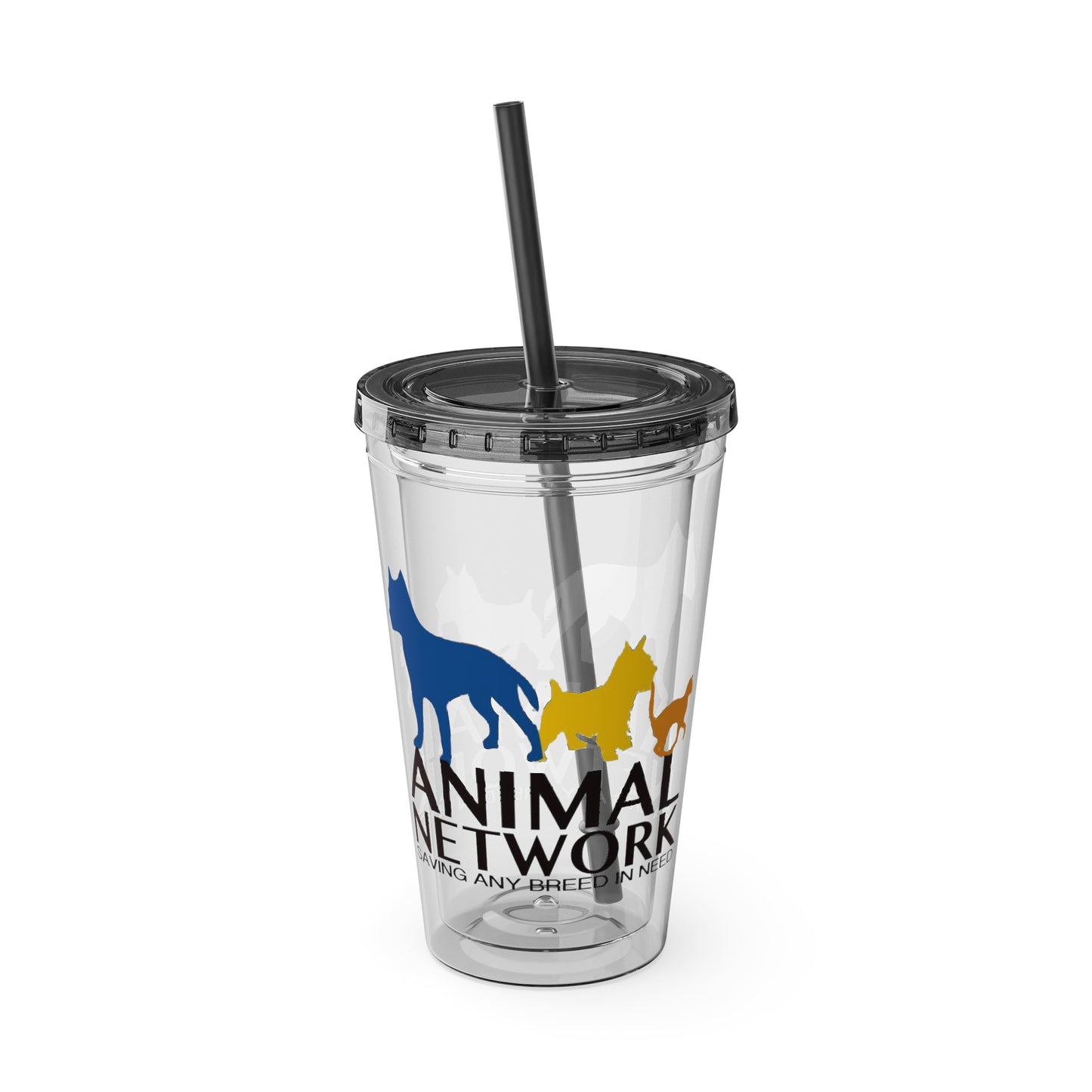 Sunsplash Tumbler with Straw, 16oz