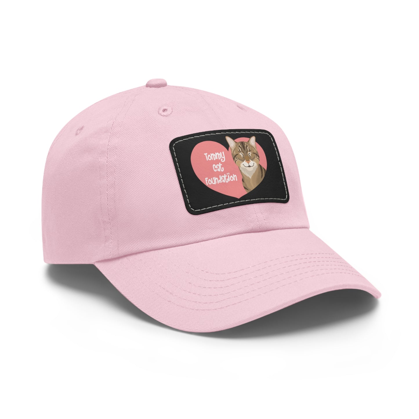 Dad Hat with Leather Patch (Rectangle)