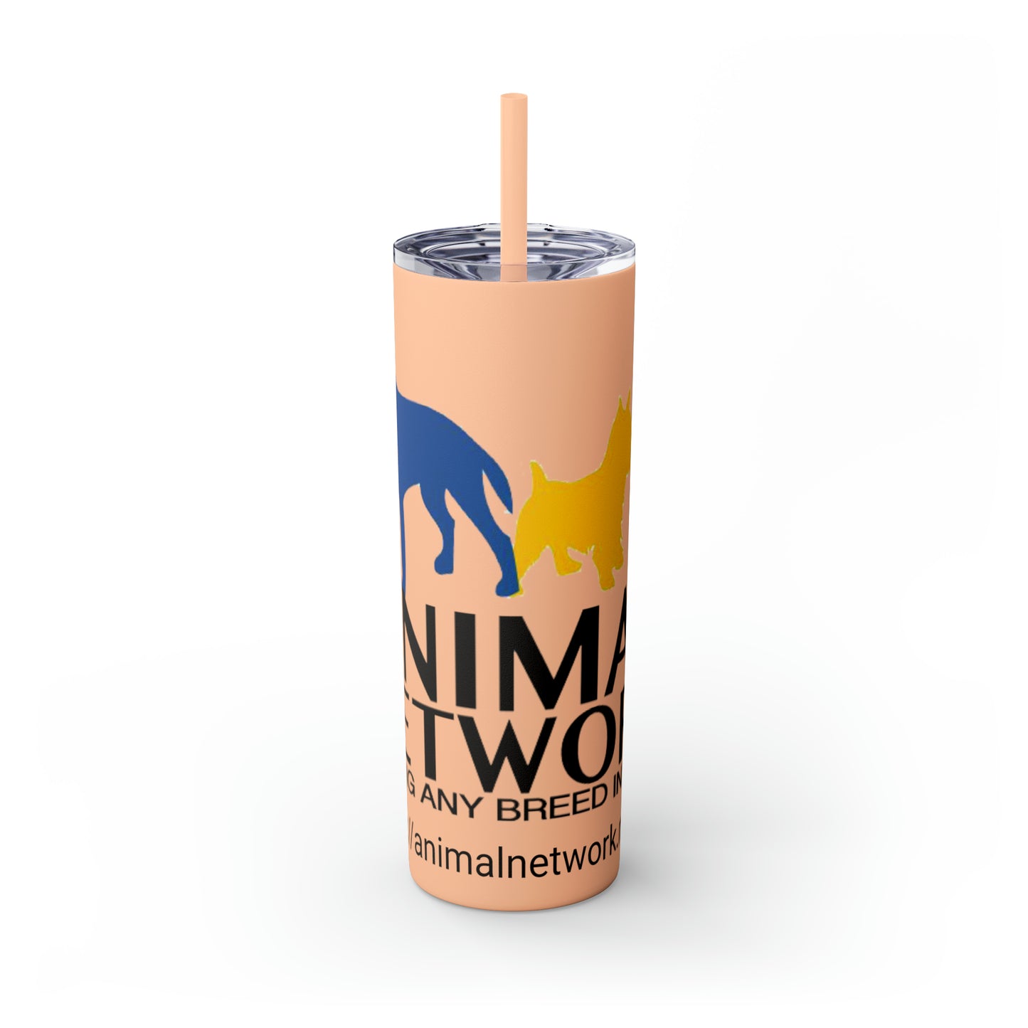 Skinny Tumbler with Straw, 20oz