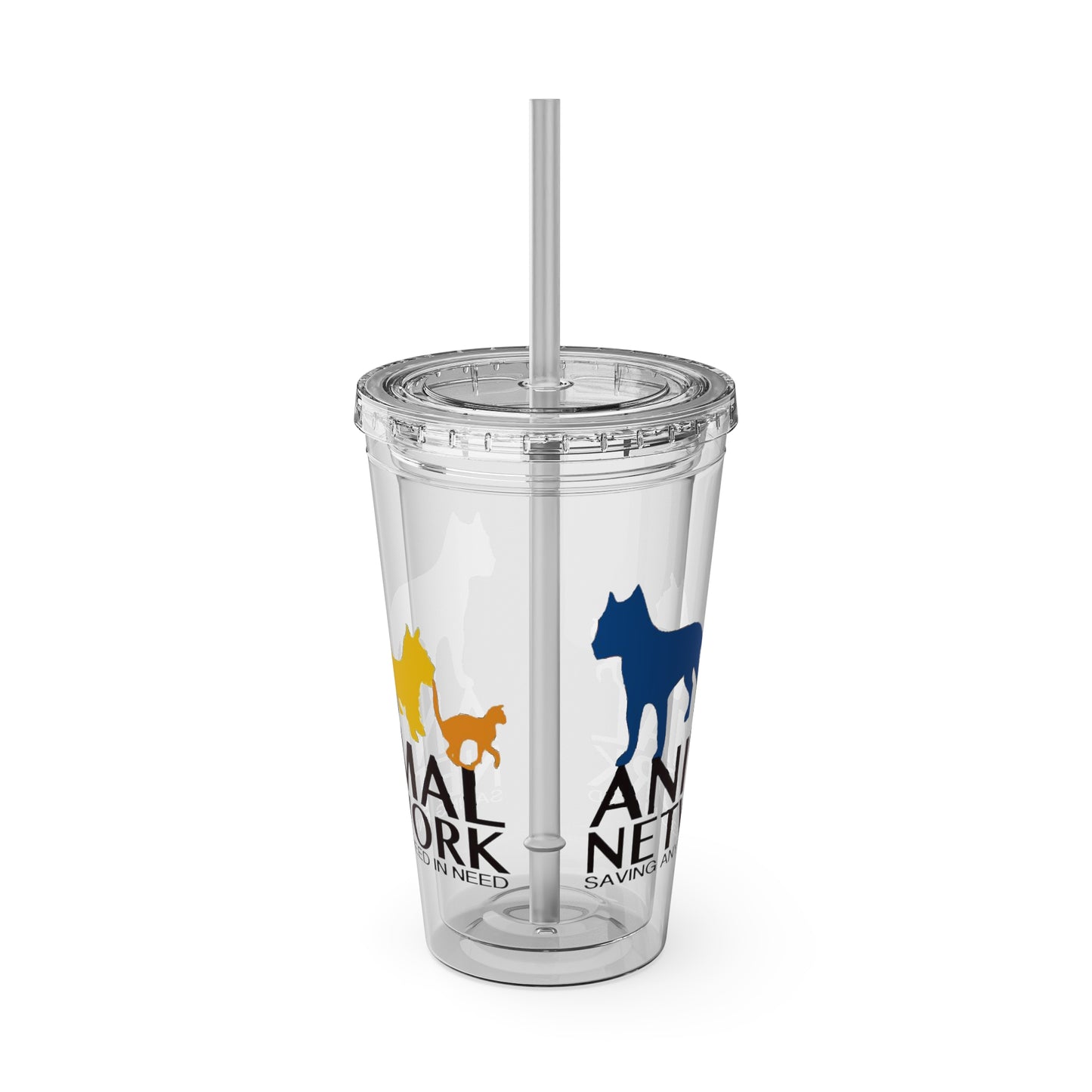 Sunsplash Tumbler with Straw, 16oz