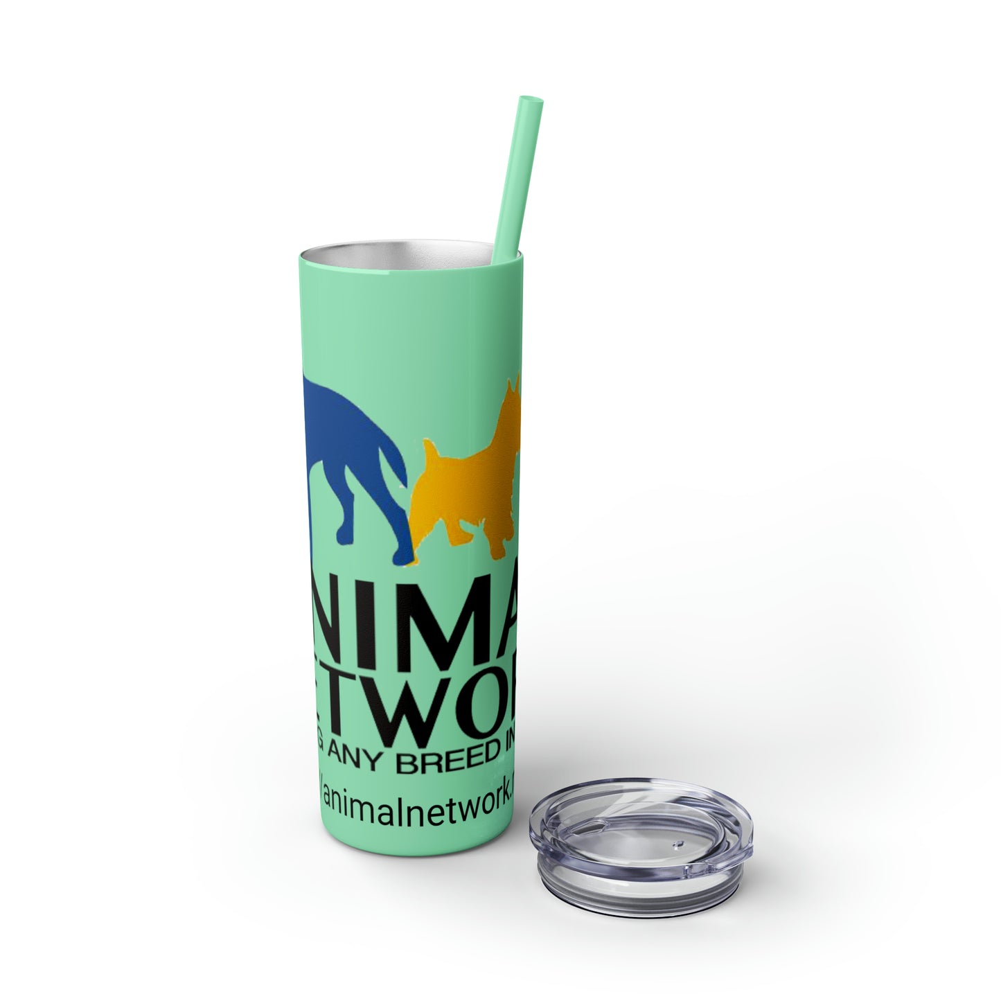 Skinny Tumbler with Straw, 20oz