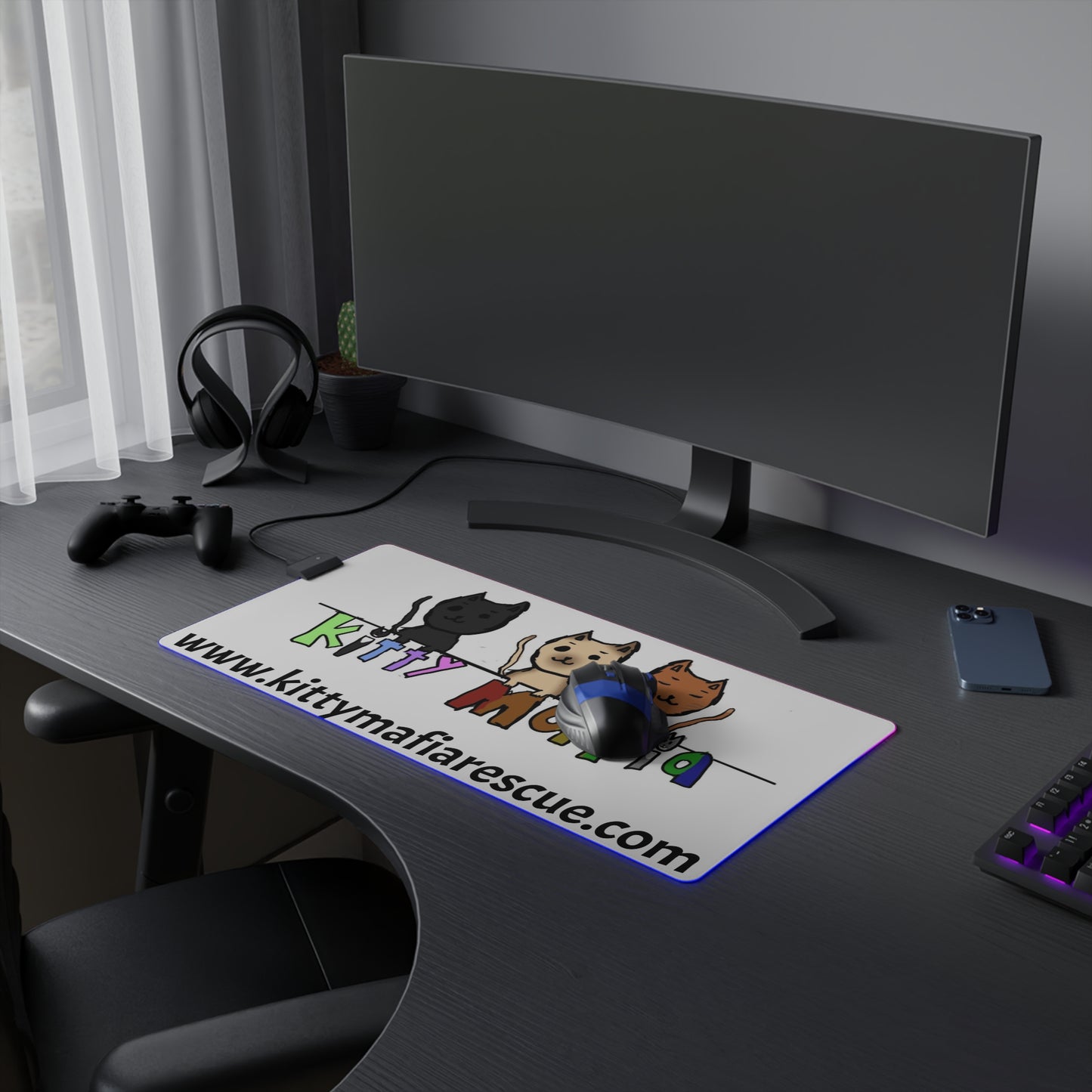 LED Gaming Mouse Pad